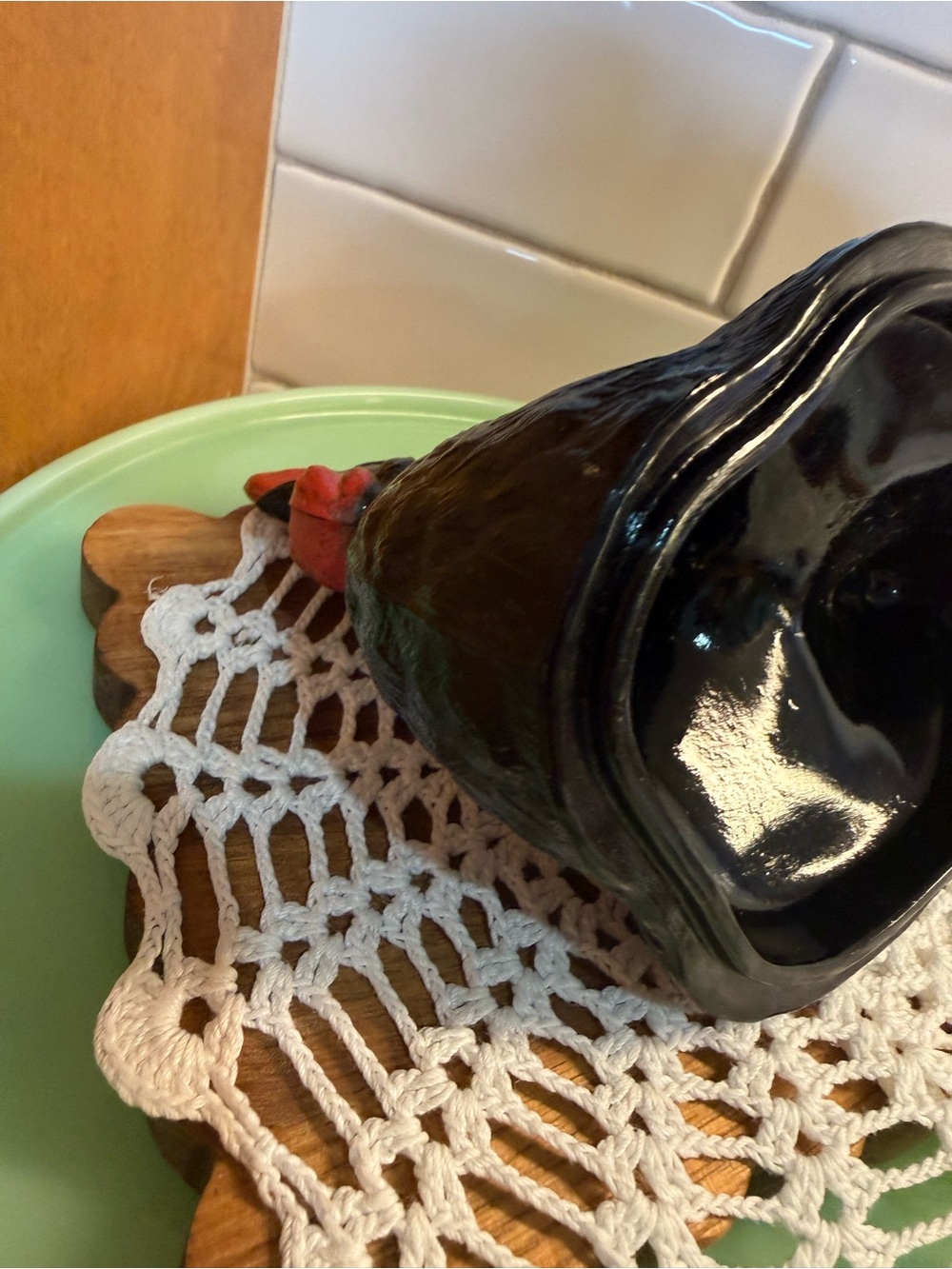 Vintage Black Rooster LE Smith Candy dish - Picture 10 of 11